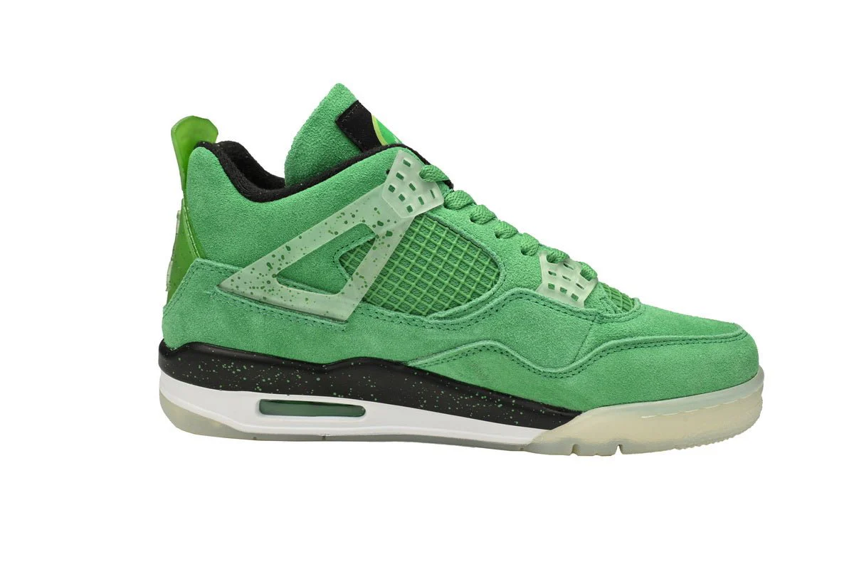 Air Jordan 4 Retro Emerald Green Black - DEEPREPS