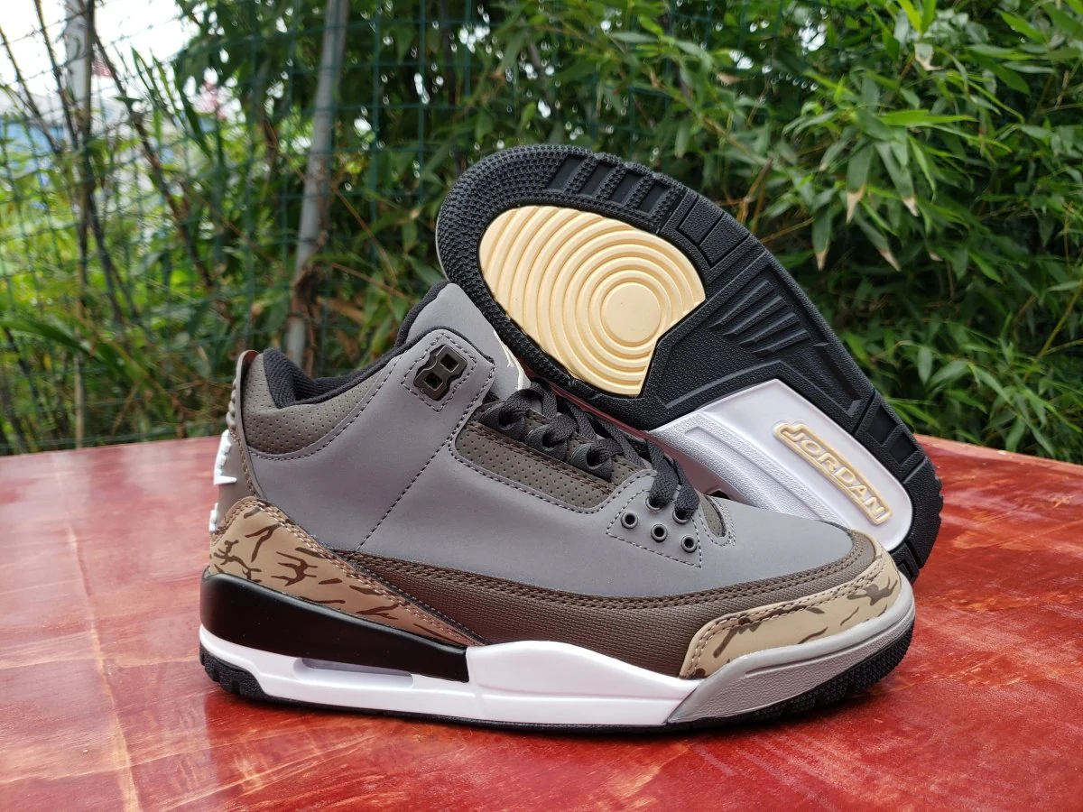 JORDAN 3 RETRO x COOL GREY/EARTH BROWN - DEEPREPS