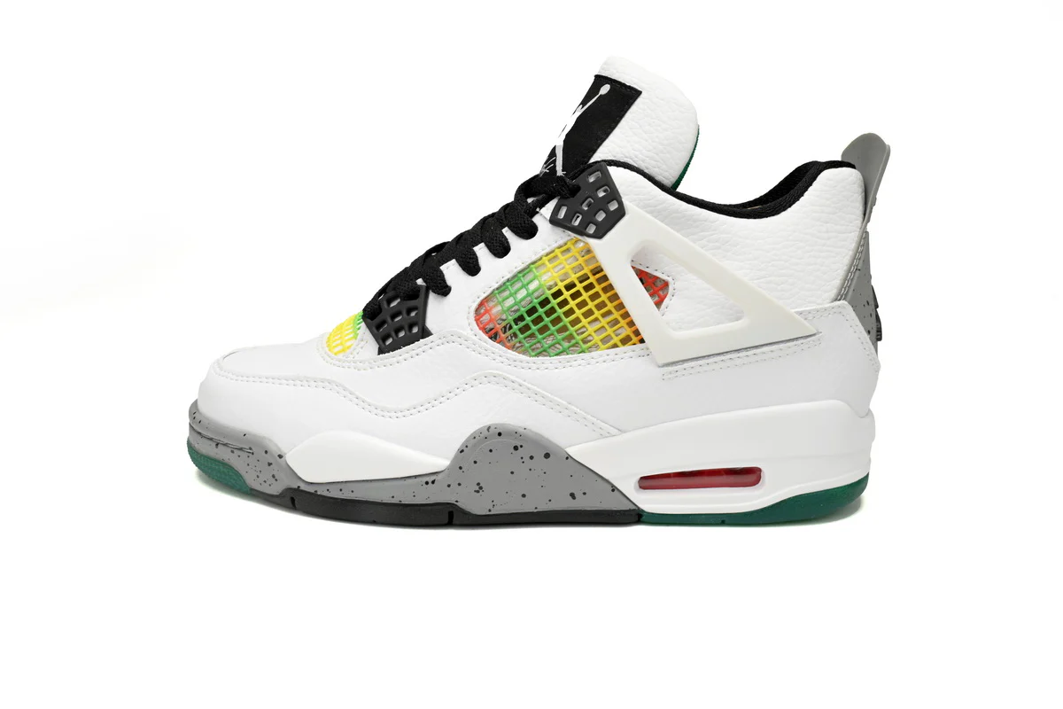 Jordan WMNS 4 Retro Jamaica White Green - DEEPREPS