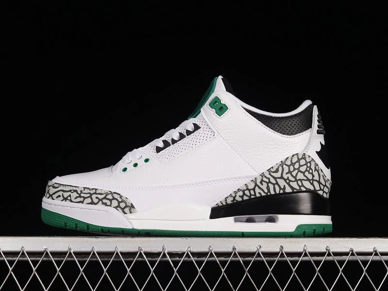 AIR JORDAN 3 RETRO OREGON PIT CREW WHITE/BLACK/GREEN - DEEPREPS