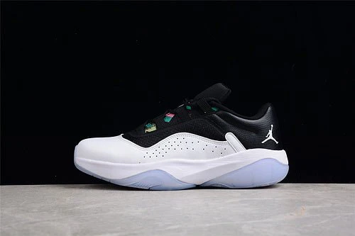 AIR JORDAN 11 CMFT LOW WHITE/BLACK/GHOST GREEN/METALLIC SILVER - DEEPREPS