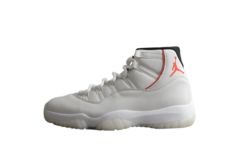AIR JORDAN 11 RETRO PLATINUM TINT/SAIL-UNIVERSITY RED - DEEPREPS
