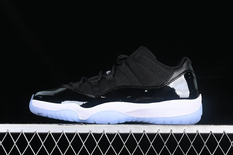 AIR JORDAN 11 RETRO LOW SPACE JAM BLACK - DEEPREPS