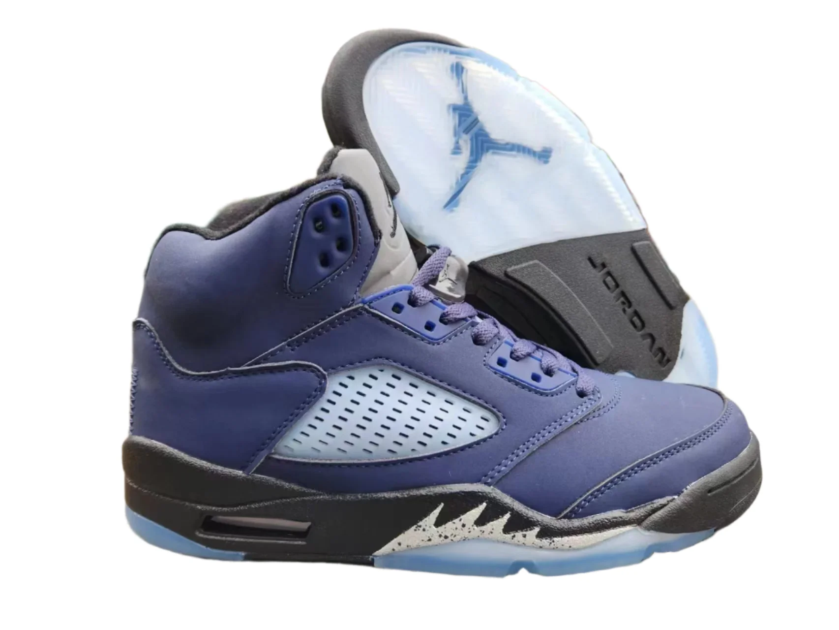 Jordan 5 blue and black - DEEPREPS