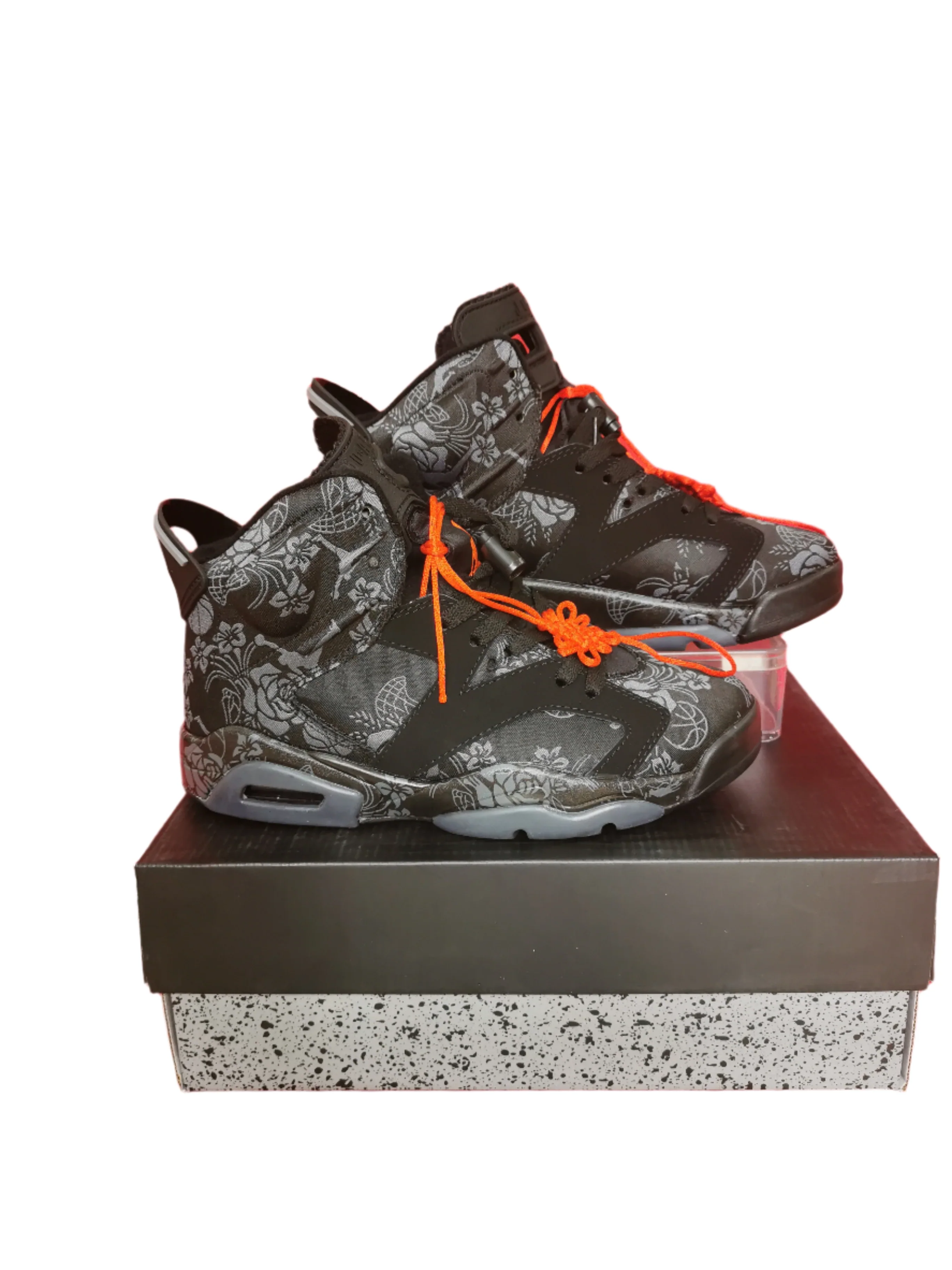 Jordan 6 Black and Orange - DEEPREPS
