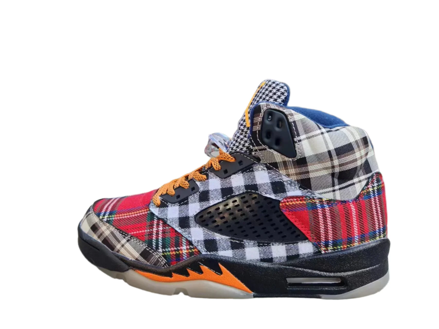 Jordan 5 bold plaid multi-colorway - DEEPREPS