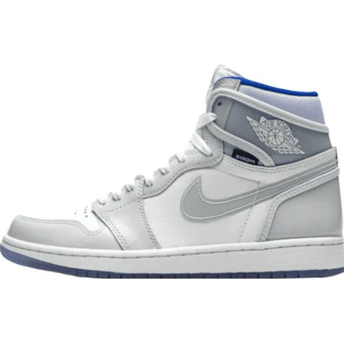 JORDAN 1 RETRO HIGH x ZOOM WHITE RACER BLUE - DEEPREPS