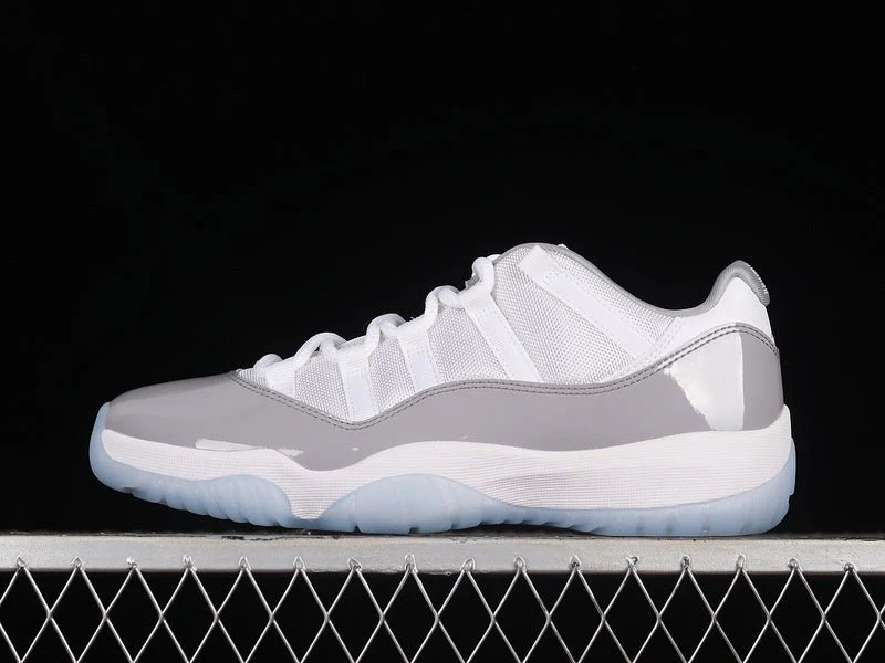 AIR JORDAN 11 RETRO LOW WHITE/UNIVERSITY BLUE - DEEPREPS
