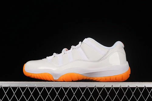 AIR JORDAN 11 RETRO LOW WHITE/BRIGHT CITRUS - DEEPREPS