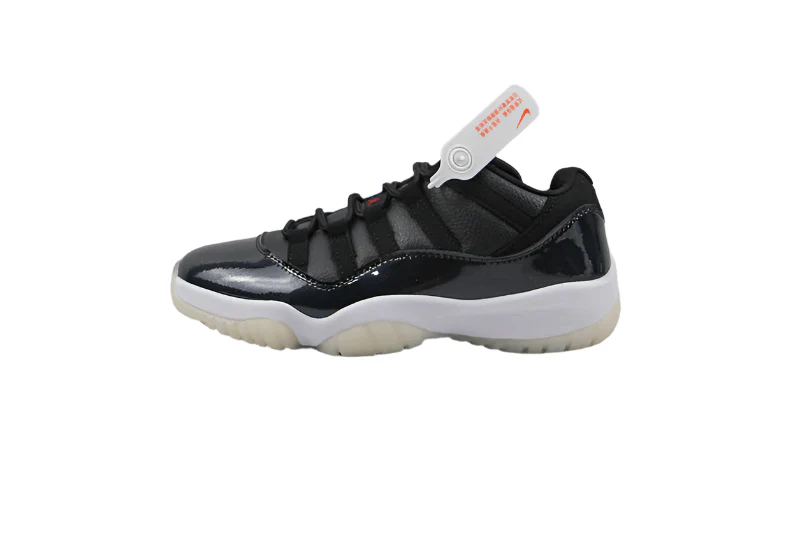 AIR JORDAN 11 RETRO LOW 72-10 BLACK/GYM RED/WHITE/SAIL - DEEPREPS