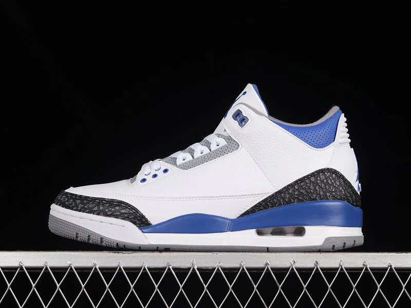 AIR JORDAN 3 RETRO WHITE/BLACK/CEMENT GREY/RACER BLUE - DEEPREPS