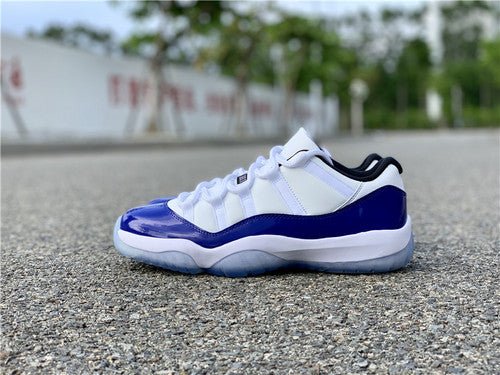 AIR JORDAN 11 LOW PURPLE CONCORD WHITE/BLACK-CONCORD - DEEPREPS