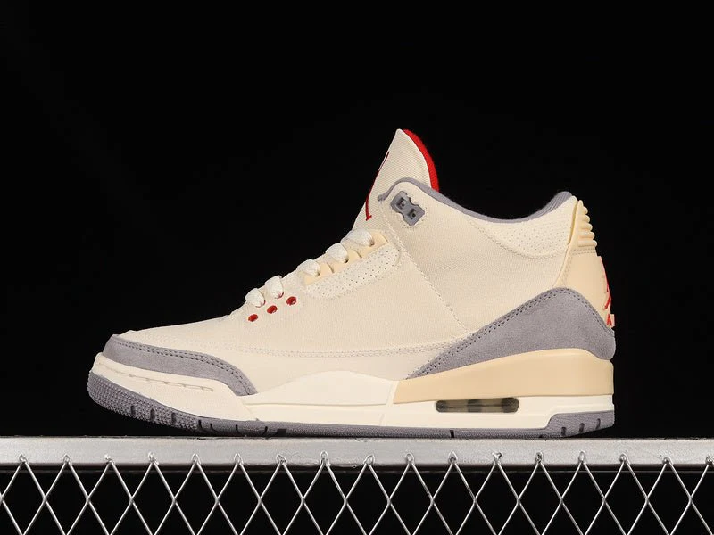 AIR JORDAN 3 RETRO SE MUSLIN/UNIVERSITY RED/CEMENT GREY/SAIL - DEEPREPS