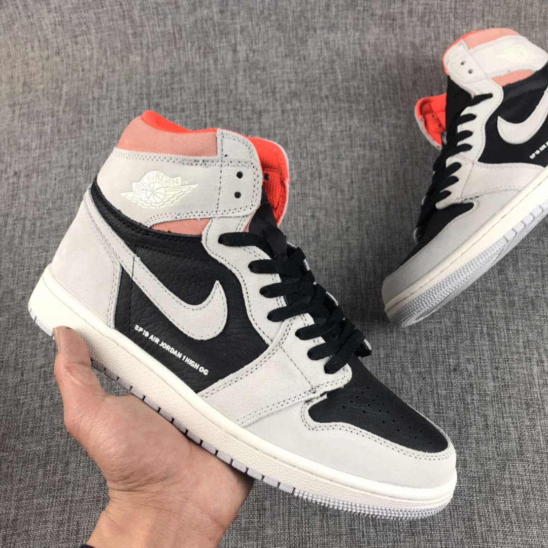 JORDAN 1 RETRO HIGH x NEUTRAL GREY HYPER CRIMSON - DEEPREPS