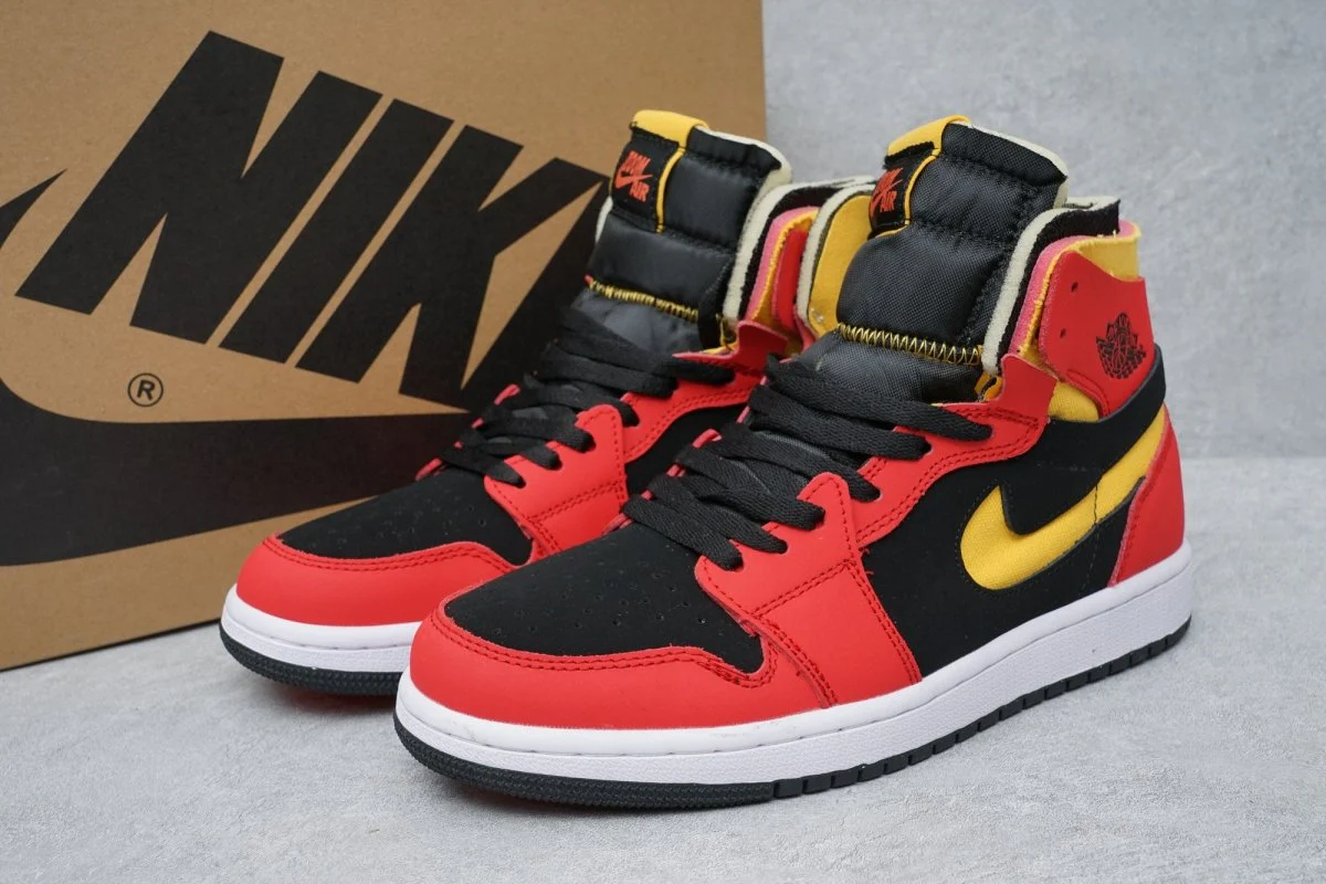 JORDAN 1 HIGH ZOOM AIR CMFT x BLACK CHILE RED - DEEPREPS