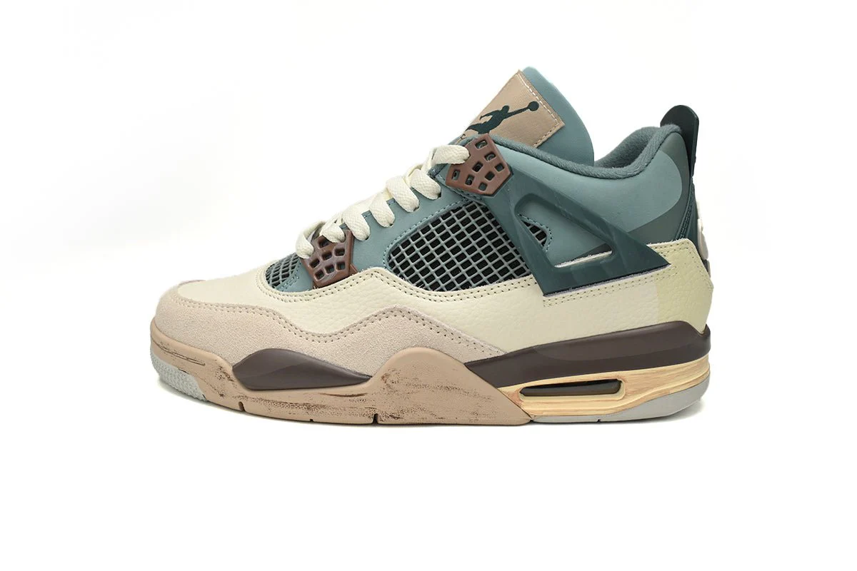 Air Jordan 4 Retro Blue Grey Brown - DEEPREPS