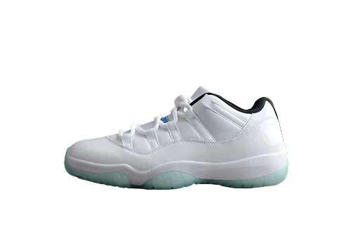 AIR JORDAN 11 RETRO LOW WHITE/WHITE/BLACK/LEGEND BLUE - DEEPREPS