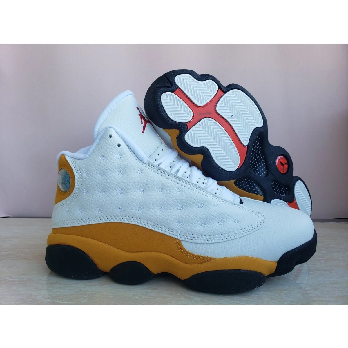 JORDAN 13 RETRO x WHITE ORANGE - DEEPREPS