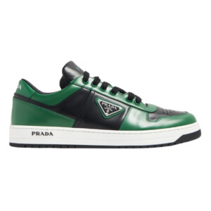 PRADA DOWNTOWN LEATHER SNEAKERS GREEN – PRD092 - DEEPREPS