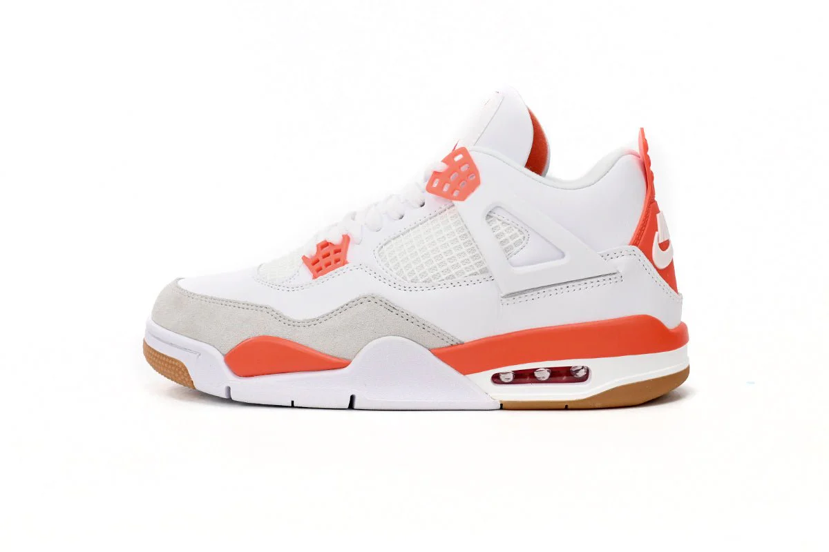 Air Jordan 4 White Orange - DEEPREPS