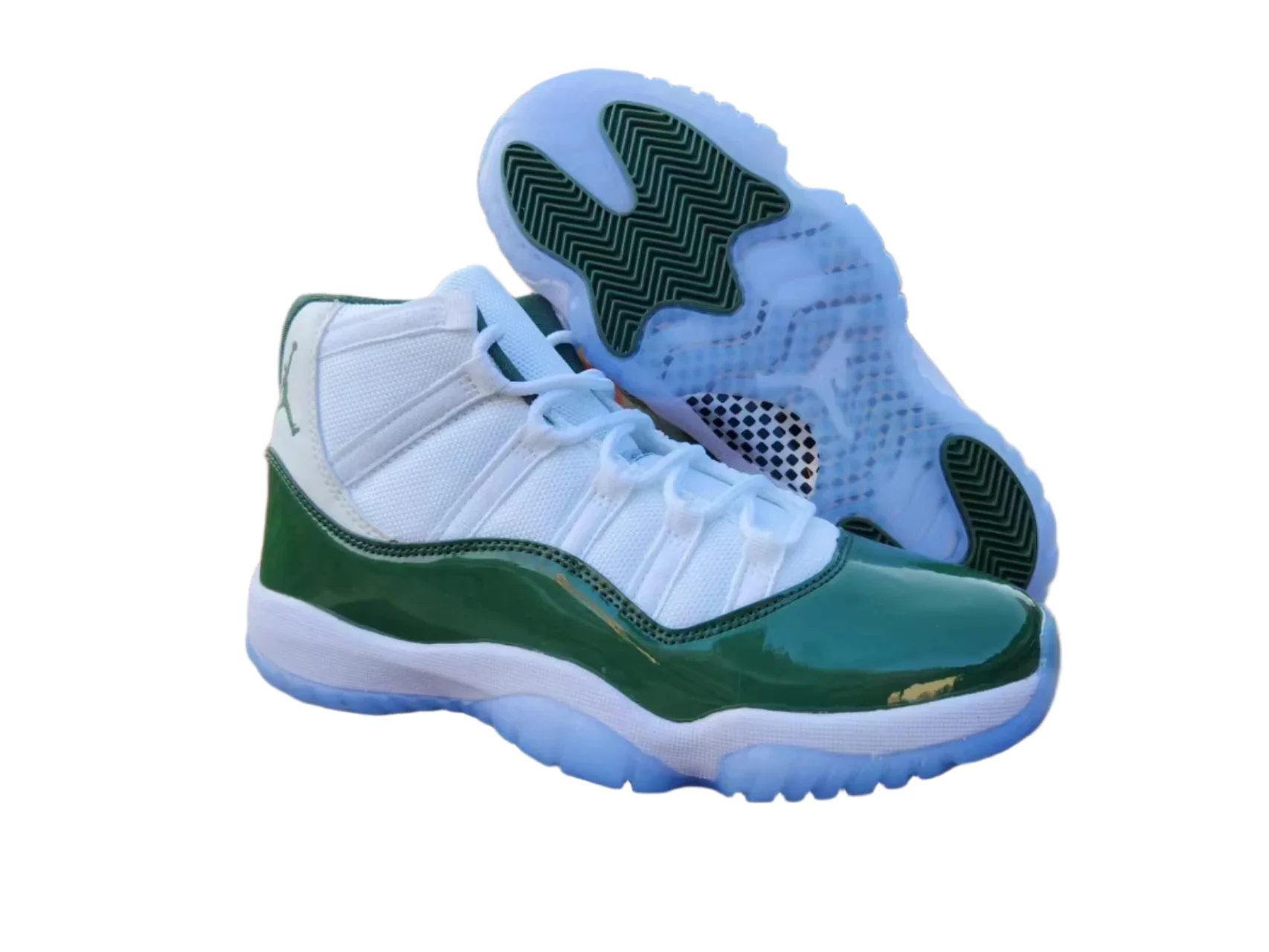 JORDAN 11 Green and White - DEEPREPS