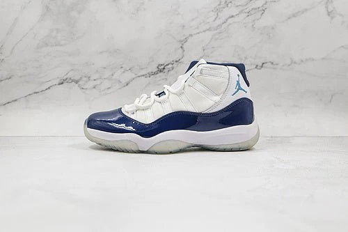 AIR JORDAN 11 RETRO WIN LIKE 82 WHITE/MIDNIGHT NAVY-UNIVERSITY BLU - DEEPREPS