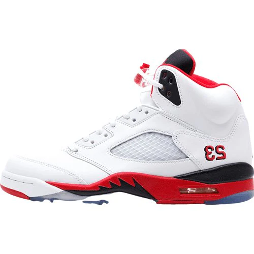 JORDAN 5 RETRO x FIRE RED SILVER TONGUE - DEEPREPS