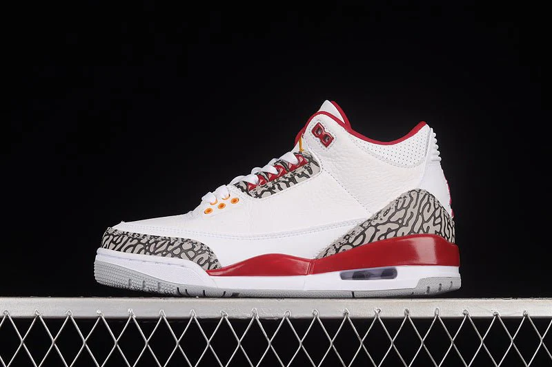 AIR JORDAN 3 RETRO WHITE/LIGHT CURRY/CARDINAL RED/CEMENT GREY - DEEPREPS