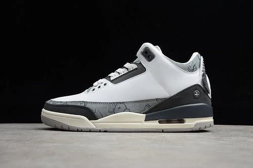 AIR JORDAN 3 WHITE/BLACK/GREY - DEEPREPS