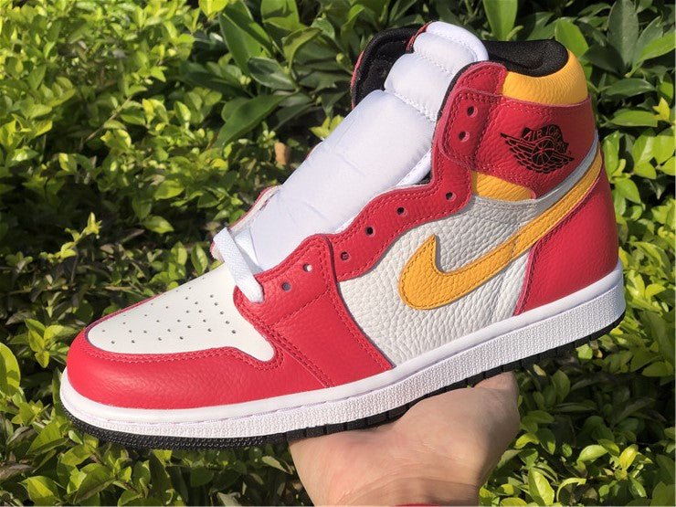 JORDAN 1 RETRO HIGH OG x LIGHT FUSION  RED - DEEPREPS