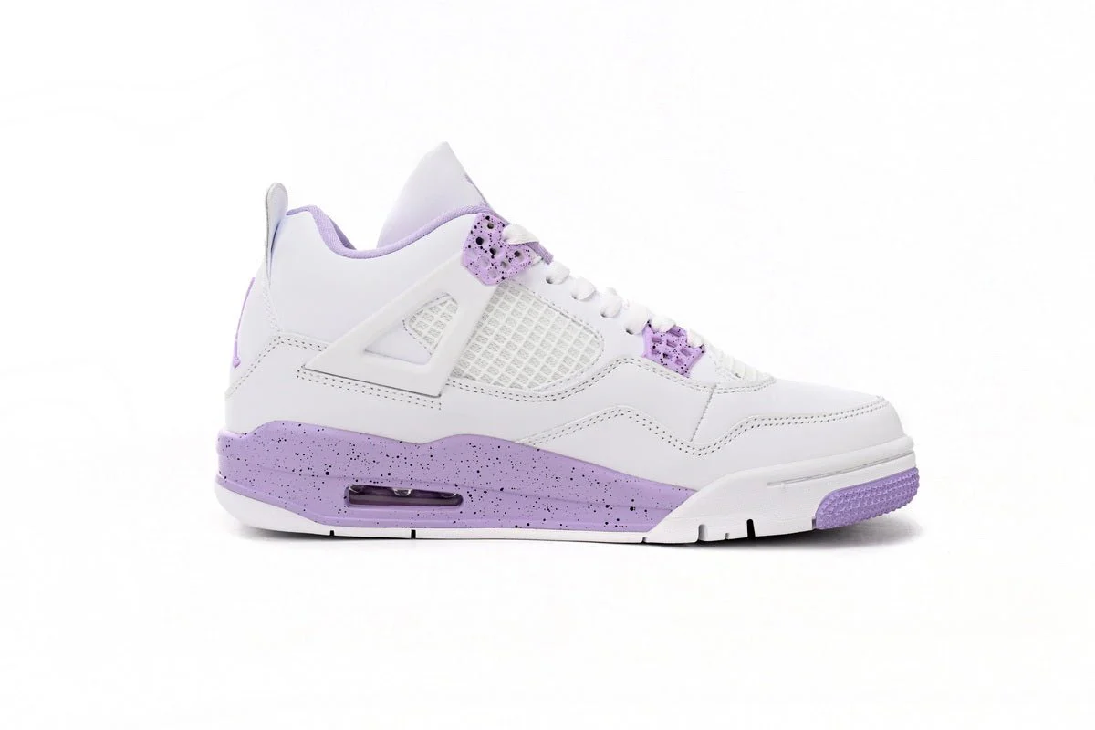 Air Jordan 4 White Purple - DEEPREPS