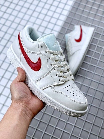JORDAN 1 LOW x WHITE UNIVERSITY RED - DEEPREPS