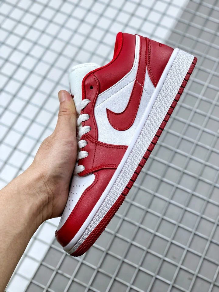 JORDAN 1 LOW x GYM RED WHITE - DEEPREPS