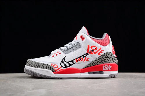 AIR JORDAN 3 RETRO FIRE RED WHITE/BLACK/GREY/RED - DEEPREPS