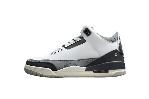 AIR JORDAN 3 WHITE/BLACK/GREY - DEEPREPS