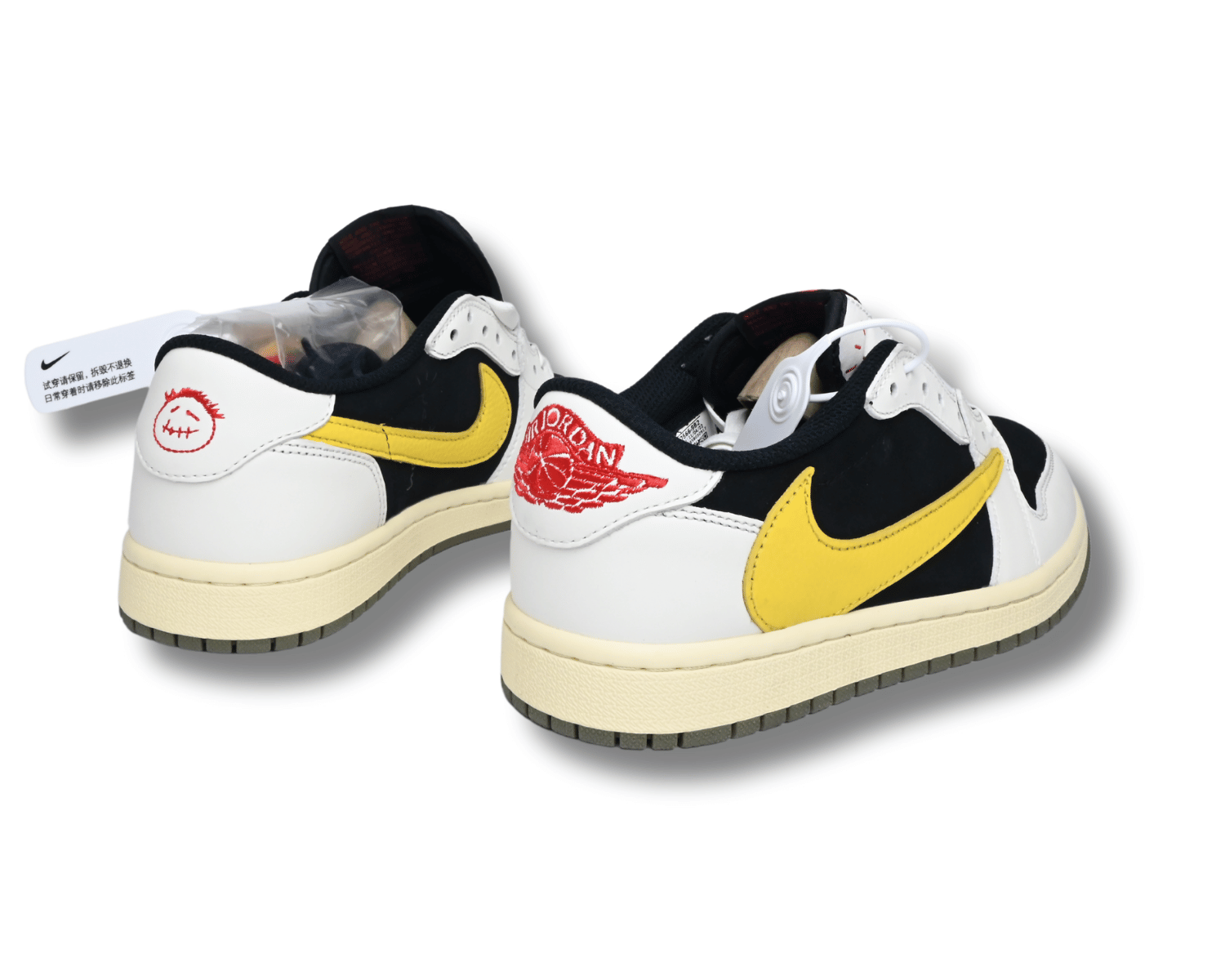 Travis Scott x Air Jordan 1 Yellow White - DEEPREPS