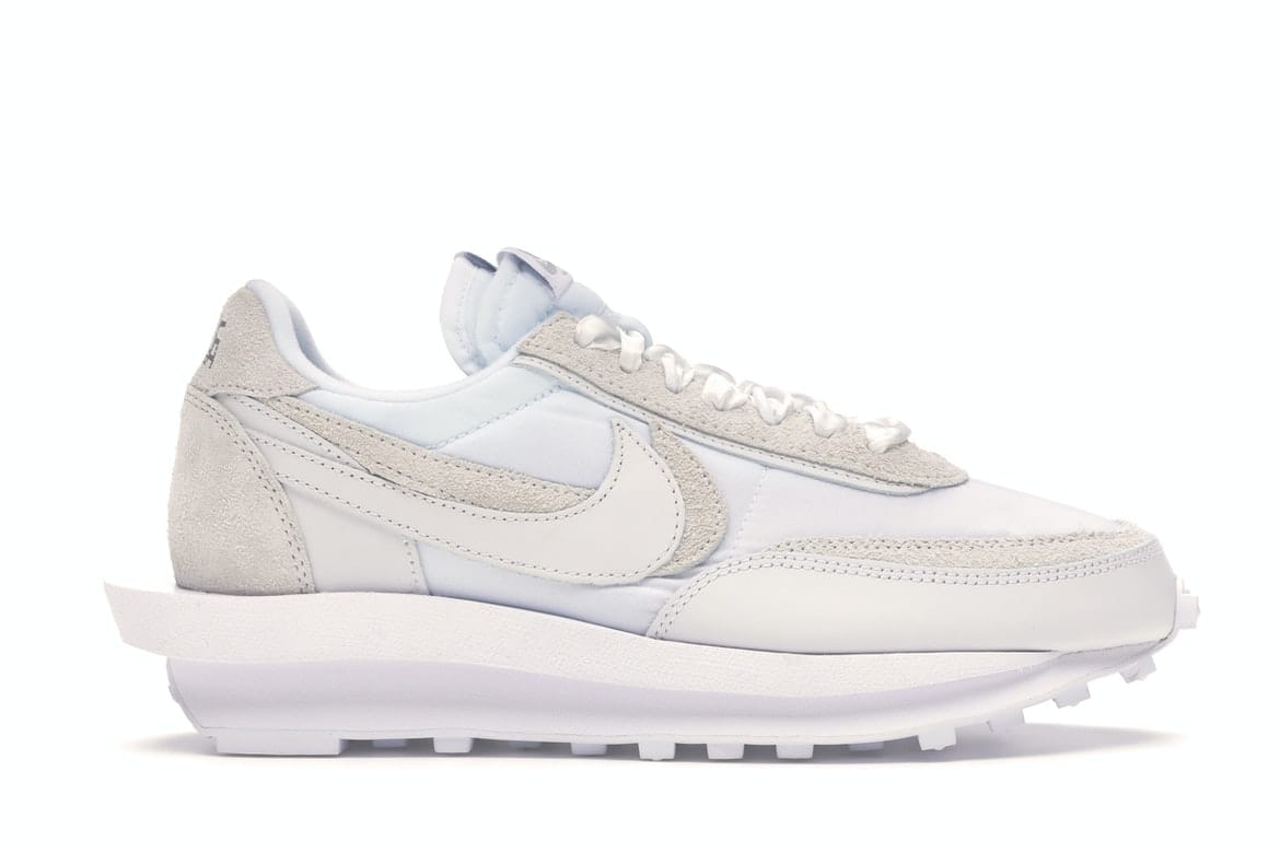 Sacai x Nk LVD Waffle Daybreak, White Nylon - DEEPREPS