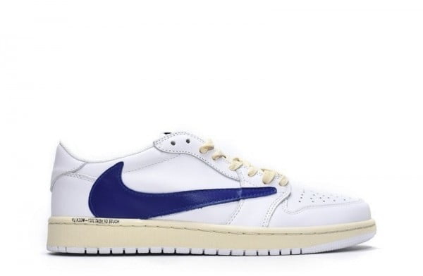 Travis Scott Jordan 1 Low White Blue - DEEPREPS