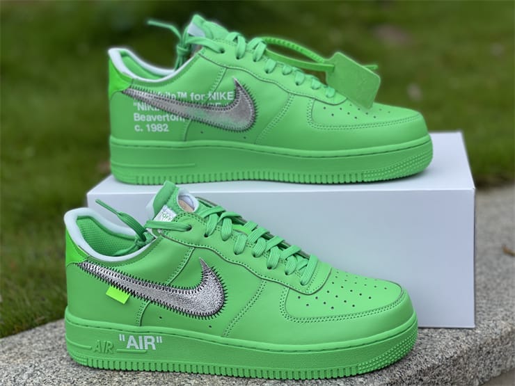 Nike Air Force 1 Low Off-White Light Green Spark - DEEPREPS
