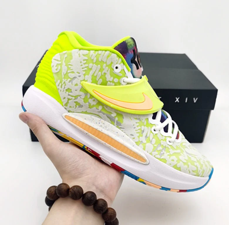 NIKE KD 14 x WHITE LIME GREEN - DEEPREPS