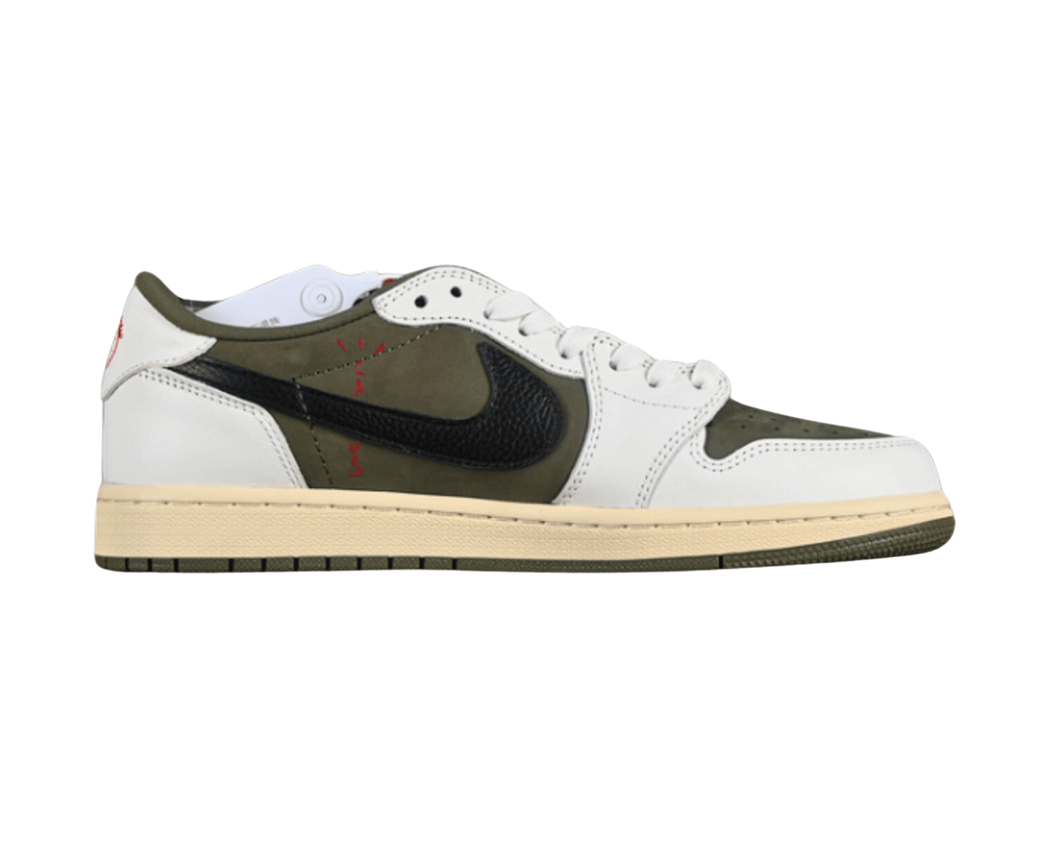 Travis Scott x Air Jordan 1 Low OG Medium Olive - DEEPREPS