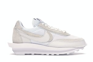 Sacai x Nk LVD Waffle Daybreak, White Nylon - DEEPREPS