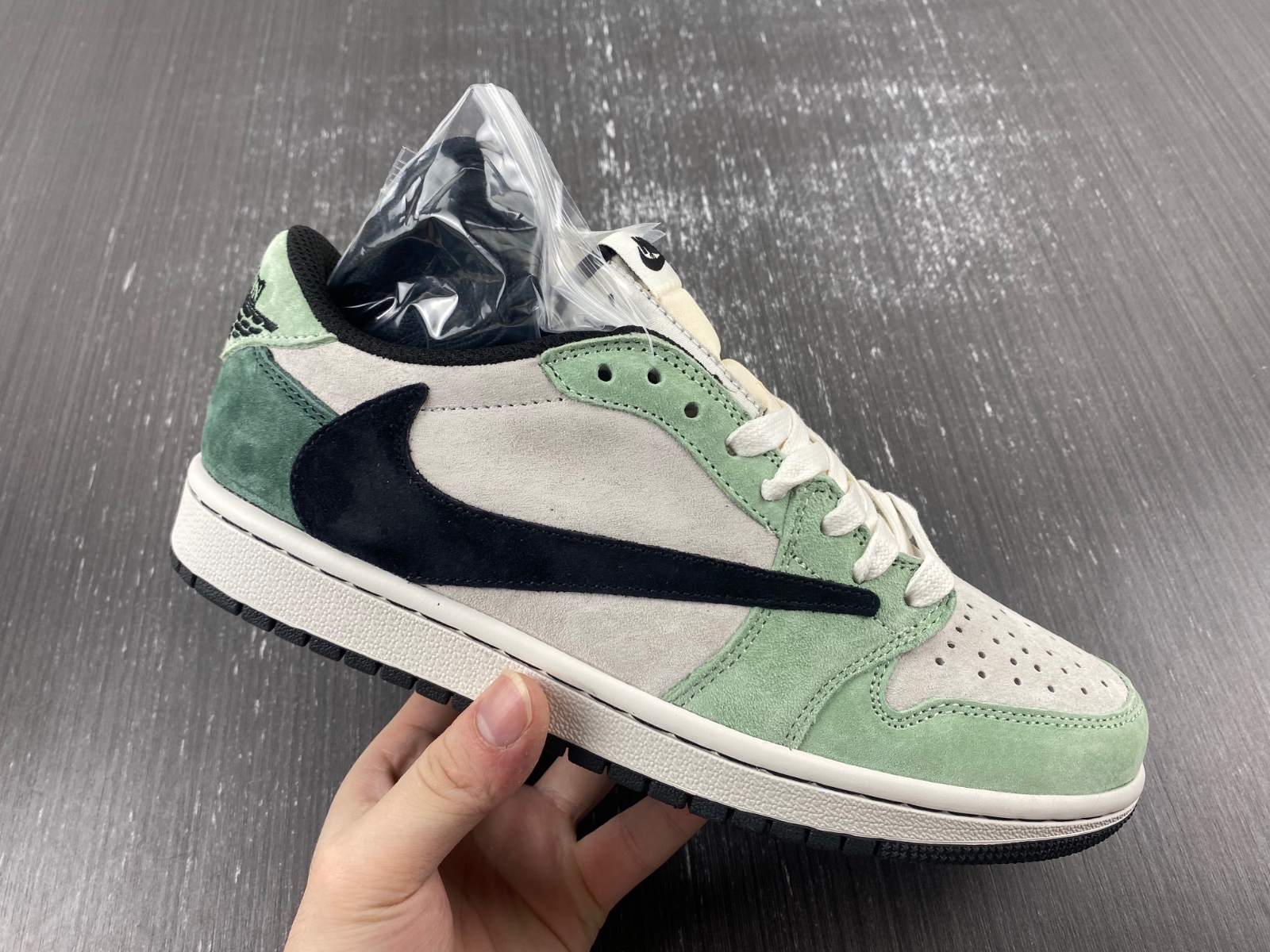 Travis Scott x Air Jordan 1 Green Black - DEEPREPS