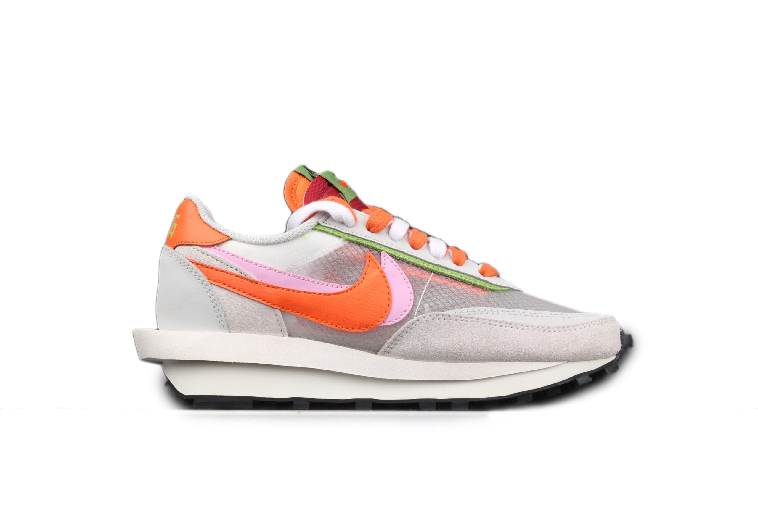 Nike LD Waffle Sacai CLOT Net Orange Blaze - DEEPREPS