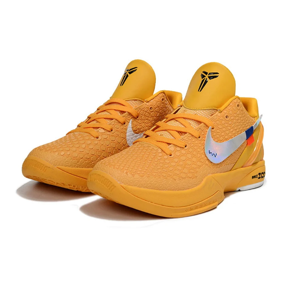 NIKE KOBE 6 PROTRO x OFF-WHITE YELLOW - DEEPREPS