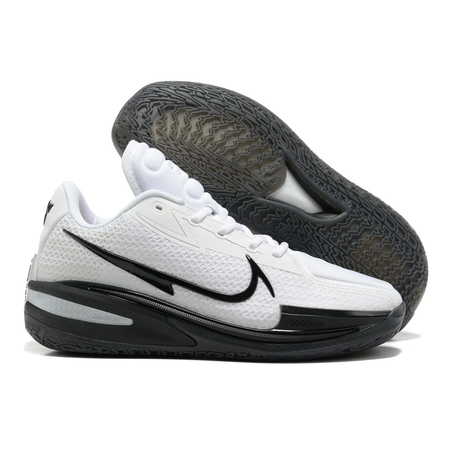 NIKE AIR ZOOM G.T. CUT x WHITE BLACK - DEEPREPS