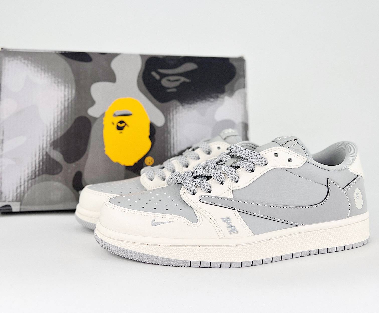 Travis Scott x Air Jordan 1 Retro Low Custom - DEEPREPS