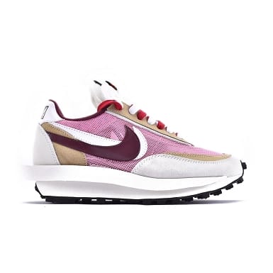 Sacai x Nk LVD Waffle Daybreak, Swoosh Pink Grey White - DEEPREPS