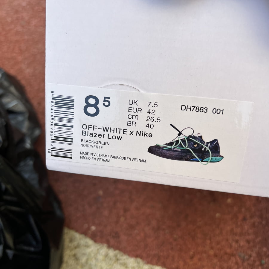 Nike Blazer Low 77 Off-White Electro Green - DEEPREPS