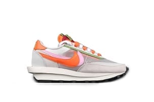 Nike LD Waffle Sacai CLOT Net Orange Blaze - DEEPREPS